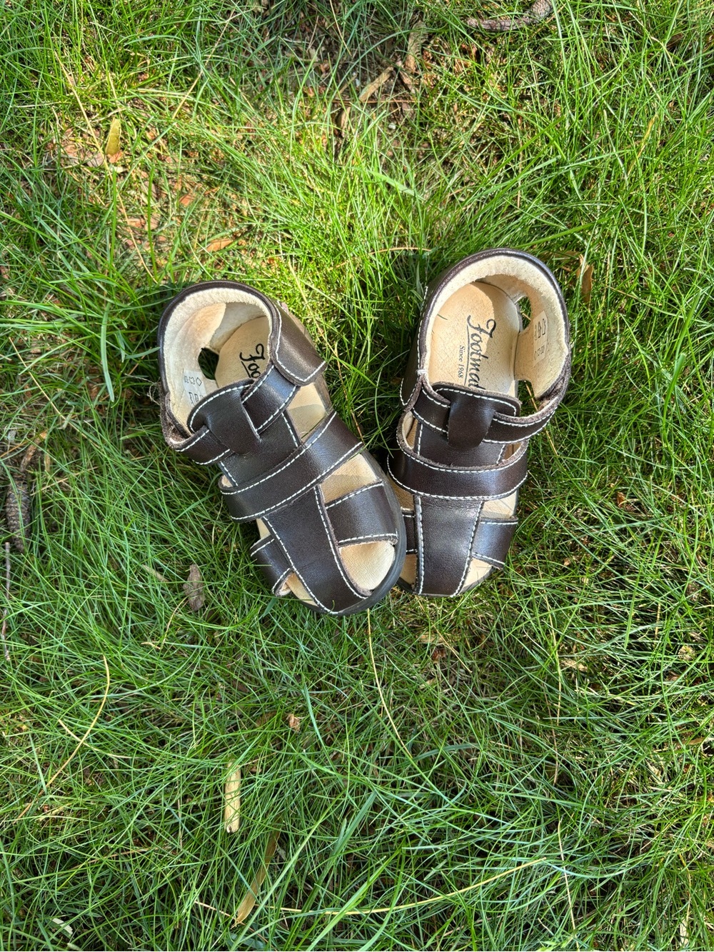 Footmates Dark Brown Boys Sandals